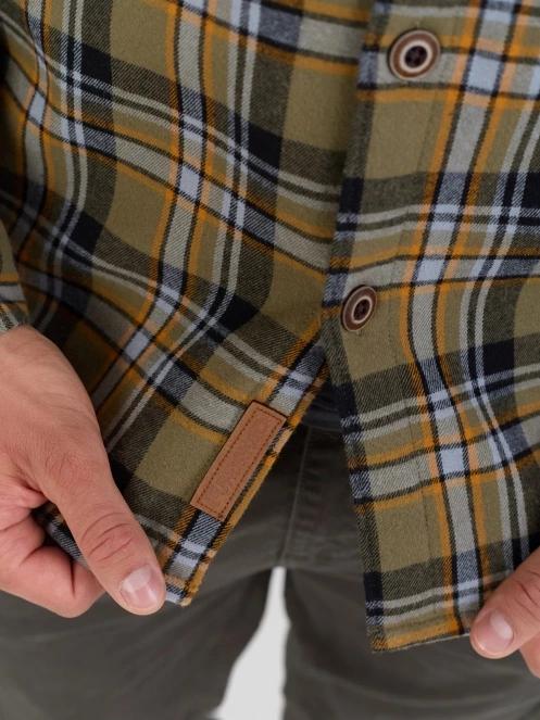 Fundango Roddy Lined Shirt męski kurtka koszulowa oliwka 7