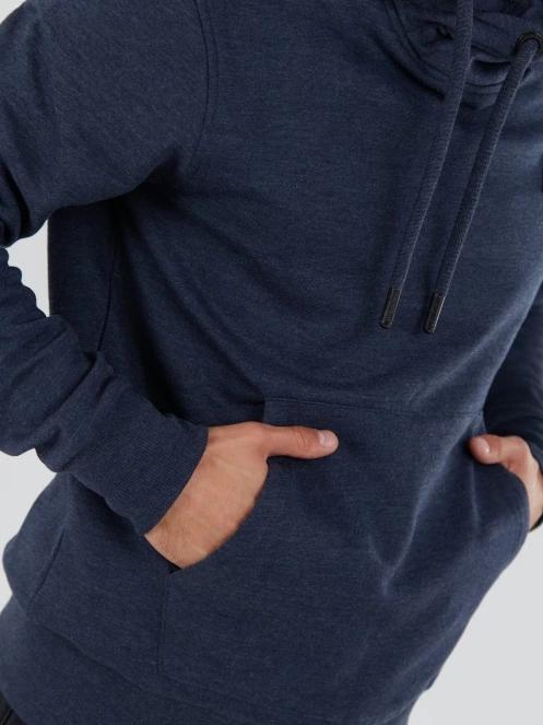 Fundango Conor Hooded Sweatshirt męski sweter z kapturem ciemnoniebieski 6
