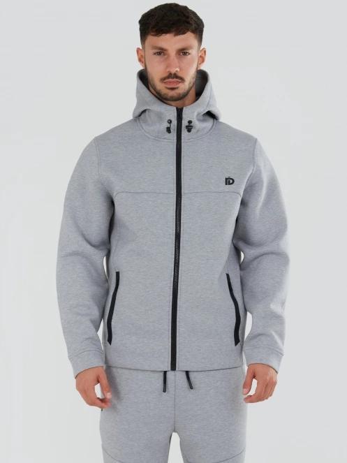 Fundango Hamal Tech Hoodie męski sweter z kapturem szary 2
