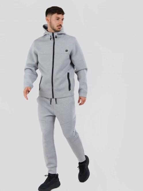 Fundango Hamal Tech Hoodie męski sweter z kapturem szary 4