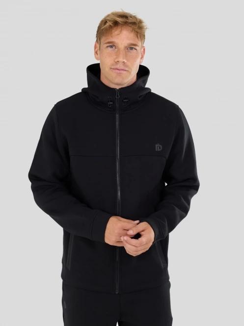 Fundango Hamal Tech Hoodie męski sweter z kapturem czarny 2