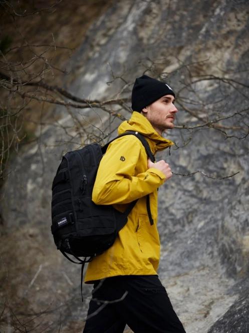 Fundango Piorini Waterproof Jacket męski plaszcz przeciwdeszczowy żółty 8