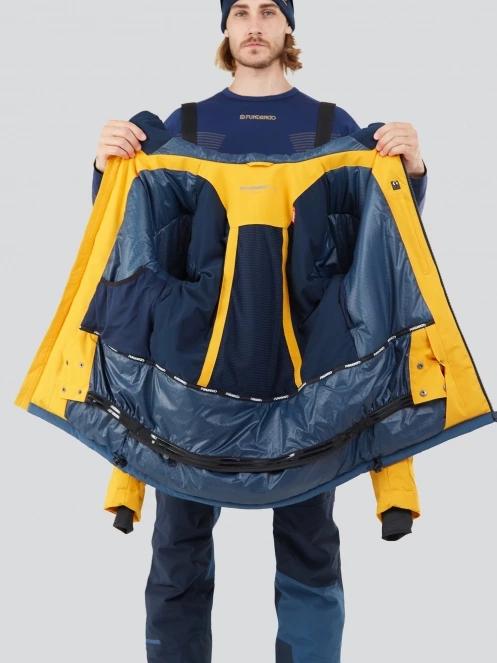 Fundango Privet Allmountain Jacket męski kurtka narciarska pomarańczowy 5