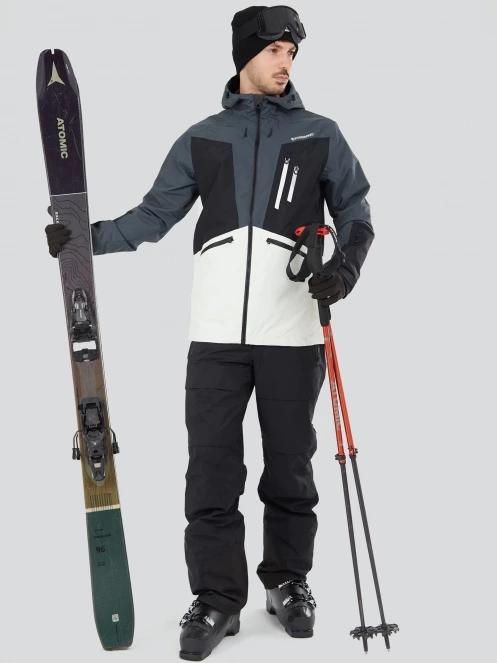 Fundango Rigel 3L Jacket męski kurtka narciarska szary 4