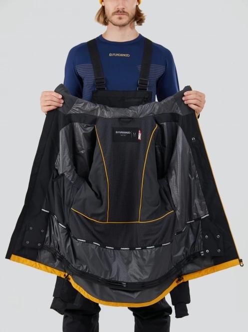 Fundango Rigel 3L Jacket męski kurtka narciarska pomarańczowy 5