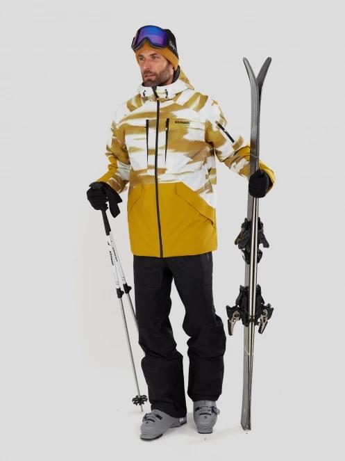 Fundango Baily ECO Allmountain Jacket męski kurtka narciarska żółty 4