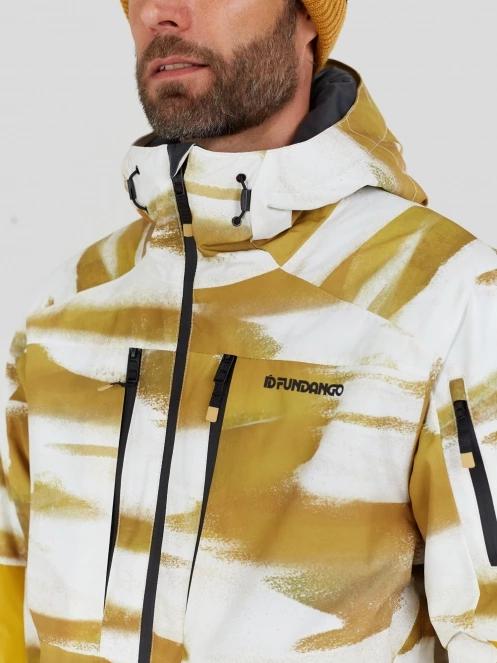 Fundango Baily ECO Allmountain Jacket męski kurtka narciarska żółty 6