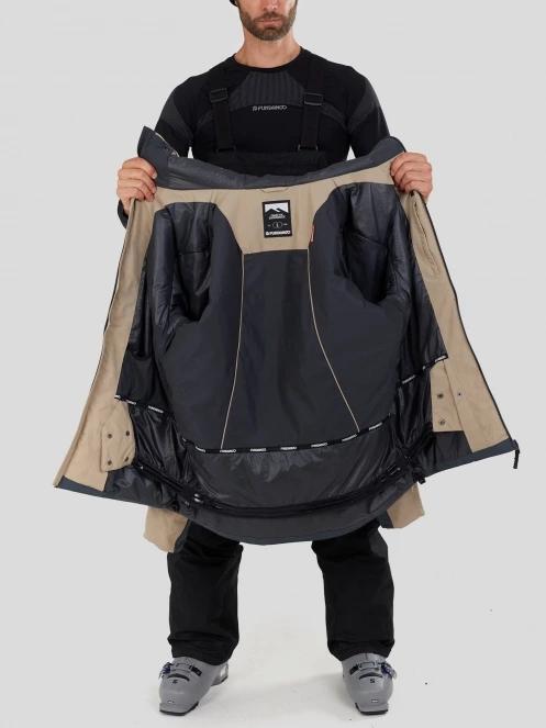 Fundango Baily ECO Allmountain Jacket męski kurtka narciarska piasek 5