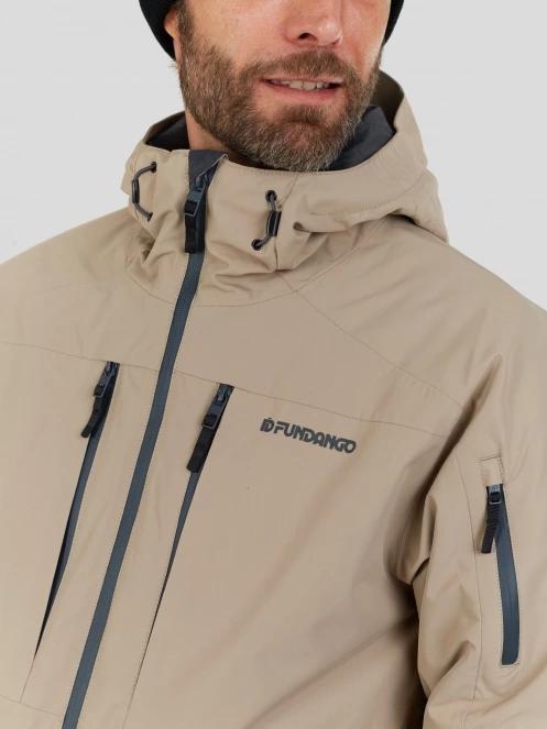 Fundango Baily ECO Allmountain Jacket męski kurtka narciarska piasek 7