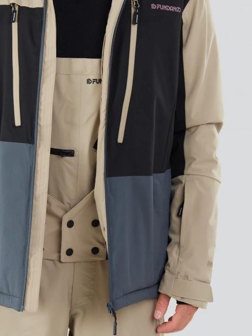 Fundango Atlas Allmountain Jacket męski kurtka narciarska piasek 9