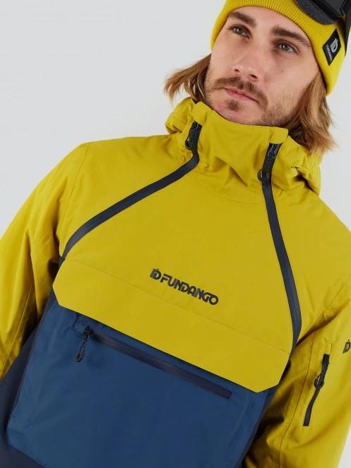 Fundango Hydra ECO Anorak męski kurtka narciarska żółty 6