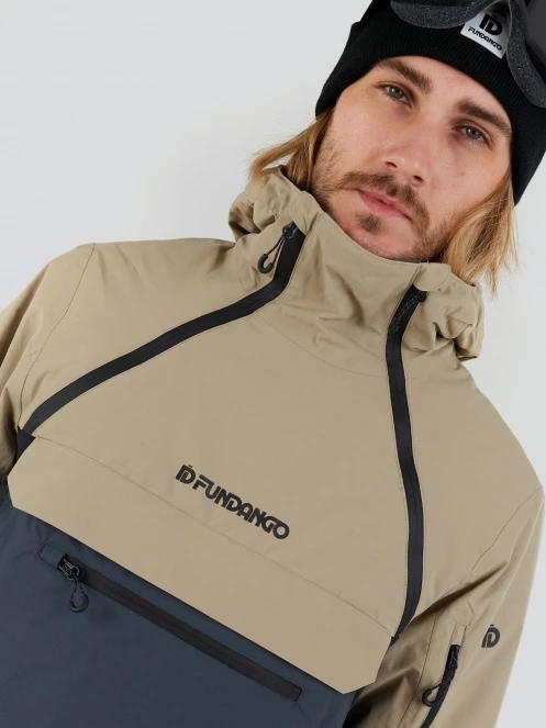 Fundango Hydra ECO Anorak męski kurtka narciarska piasek 5
