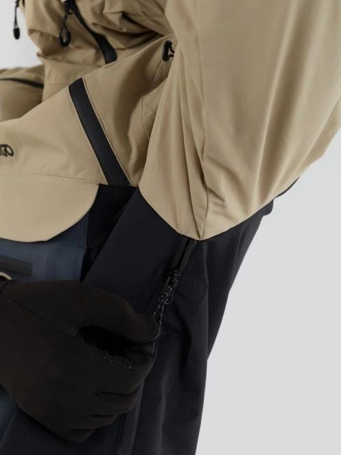 Fundango Hydra ECO Anorak męski kurtka narciarska piasek 6