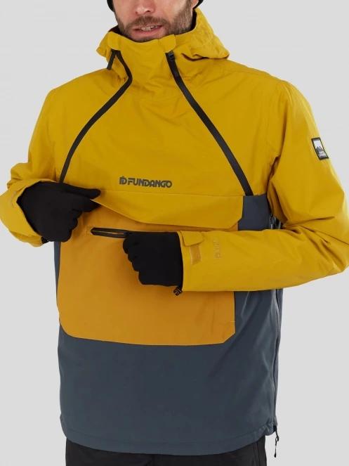 Fundango Hydra ECO Anorak męski kurtka żółty 5