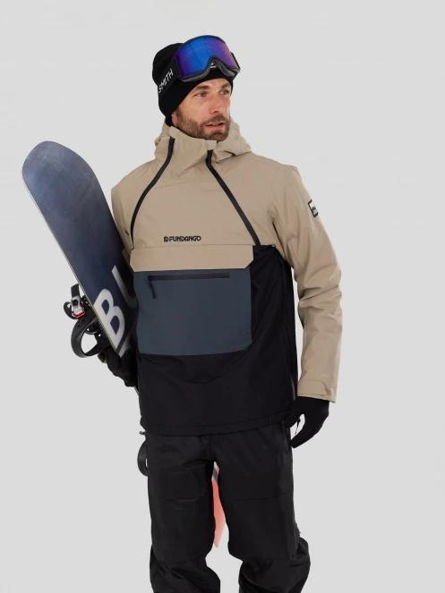 Fundango Hydra ECO Anorak męski kurtka piasek 4