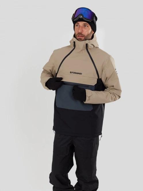 Fundango Hydra ECO Anorak męski kurtka piasek 5