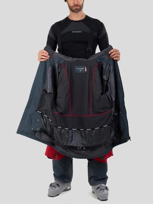 Fundango Rigel ECO 3L Jacket męski kurtka przeciwdeszczowa czerwony 5