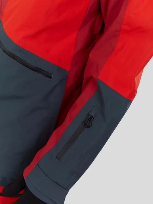 Fundango Rigel ECO 3L Jacket męski kurtka przeciwdeszczowa czerwony 9