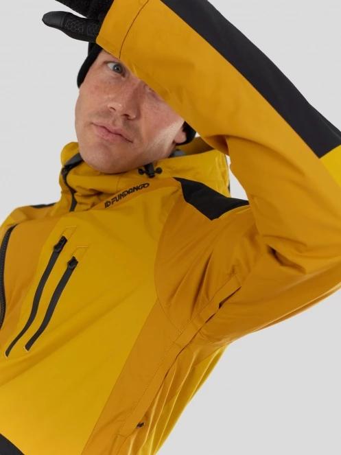 Fundango Rigel ECO 3L Jacket męski kurtka przeciwdeszczowa żółty 7