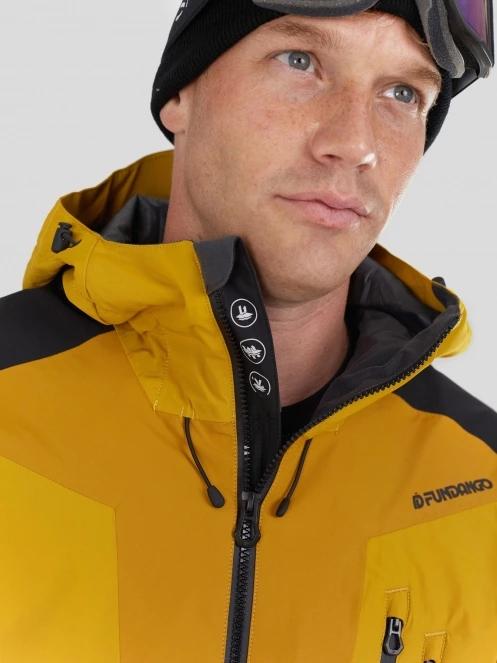 Fundango Rigel ECO 3L Jacket męski kurtka przeciwdeszczowa żółty 8