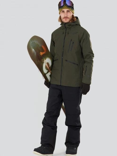 Fundango Rigel ECO 3L Jacket męski kurtka przeciwdeszczowa oliwka 4