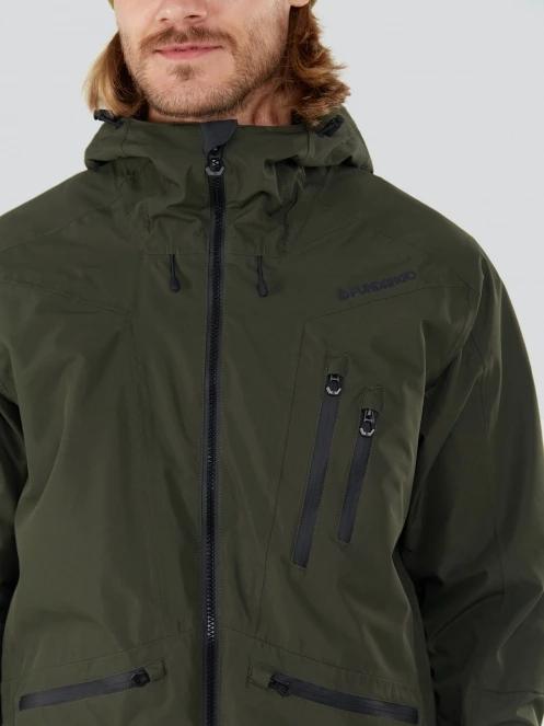 Fundango Rigel ECO 3L Jacket męski kurtka przeciwdeszczowa oliwka 7