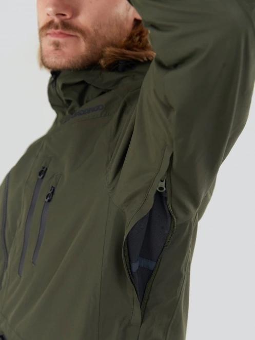 Fundango Rigel ECO 3L Jacket męski kurtka przeciwdeszczowa oliwka 8