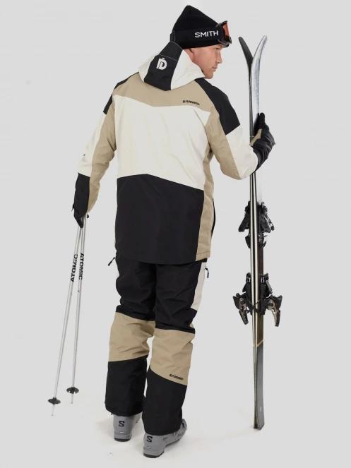 Fundango Rigel ECO 3L Jacket męski kurtka przeciwdeszczowa piasek 4