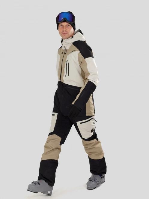 Fundango Rigel ECO 3L Jacket męski kurtka przeciwdeszczowa piasek 6