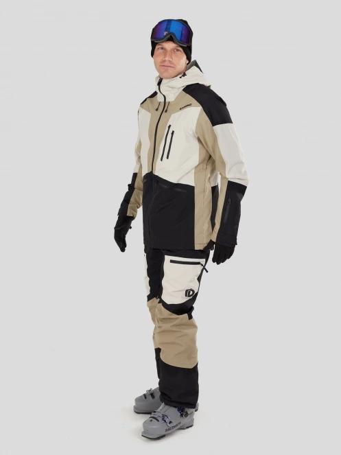 Fundango Rigel ECO 3L Jacket męski kurtka przeciwdeszczowa piasek 7