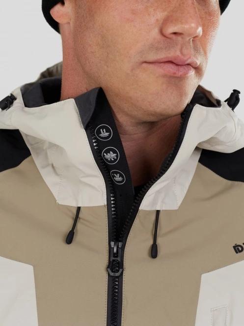 Fundango Rigel ECO 3L Jacket męski kurtka przeciwdeszczowa piasek 8