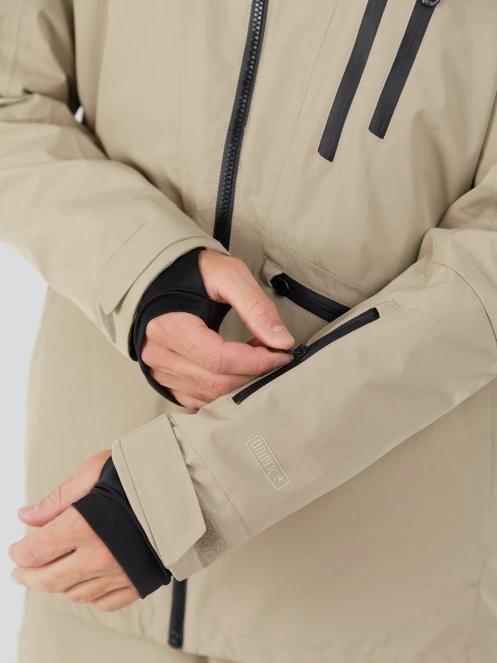 Fundango Rigel ECO 3L Jacket męski kurtka przeciwdeszczowa piasek 6