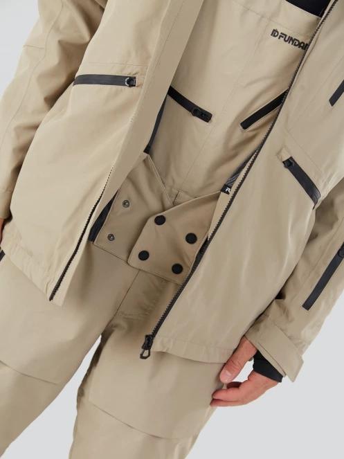 Fundango Rigel ECO 3L Jacket męski kurtka przeciwdeszczowa piasek 9