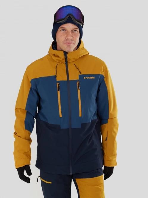Fundango Nelson Allmountain Jacket męski kurtka narciarska żółty 2