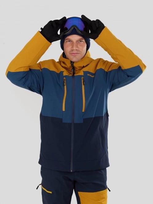 Fundango Nelson Allmountain Jacket męski kurtka narciarska żółty 5