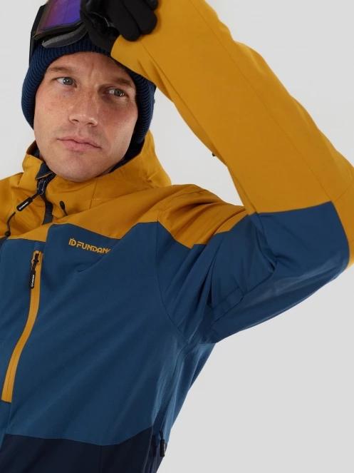 Fundango Nelson Allmountain Jacket męski kurtka narciarska żółty 6