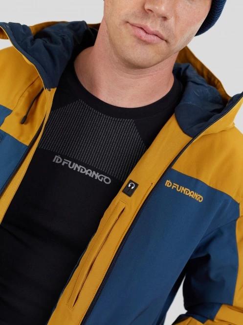 Fundango Nelson Allmountain Jacket męski kurtka narciarska żółty 8