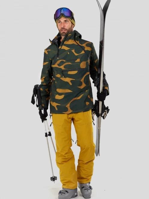 Fundango Teak Pants męski spodnie narciarskie żółty 4