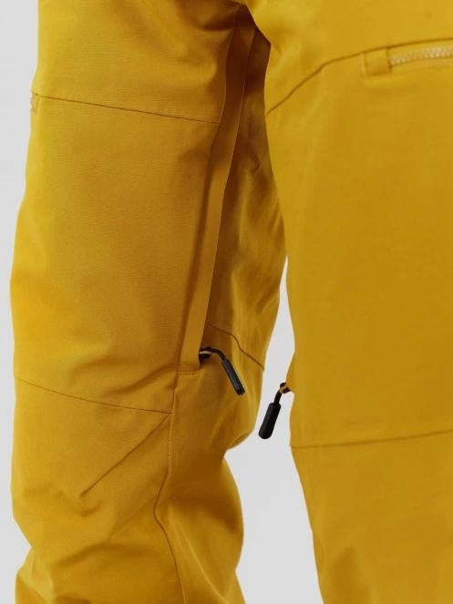 Fundango Teak Pants męski spodnie narciarskie żółty 9