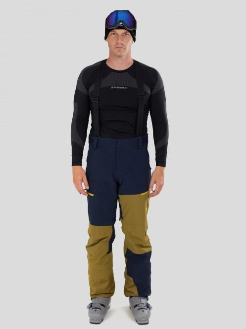 Fundango Teak Colourblock Pants męski spodnie narciarskie ciemnoniebieski 2