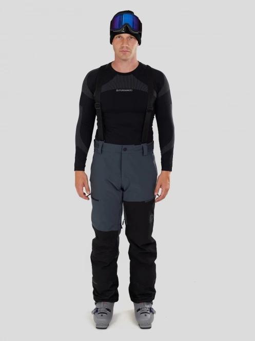 Fundango Teak Colourblock Pants męski spodnie narciarskie szary 2