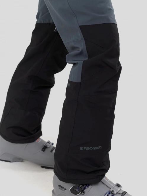Fundango Teak Colourblock Pants męski spodnie narciarskie szary 8