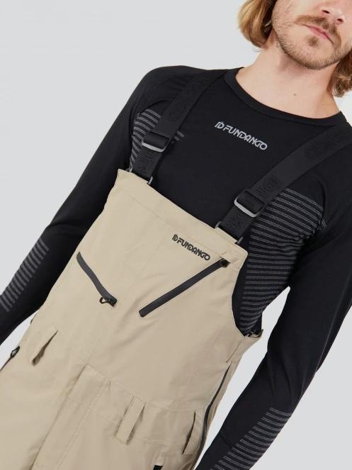 Fundango Benton 3L Bib Pants męski spodnie narciarskie piasek 6