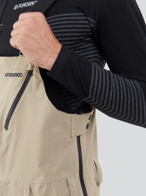 Fundango Benton 3L Bib Pants męski spodnie narciarskie piasek 7