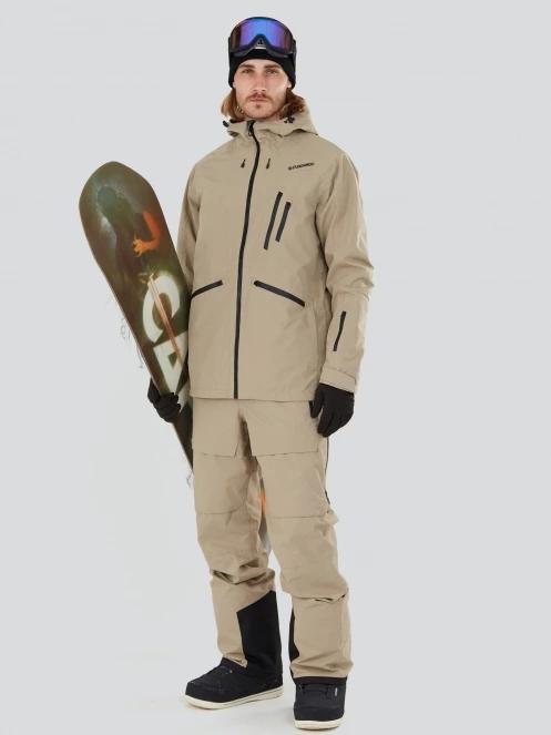 Fundango Benton ECO 3L Bib Pants spodnie piasek 4