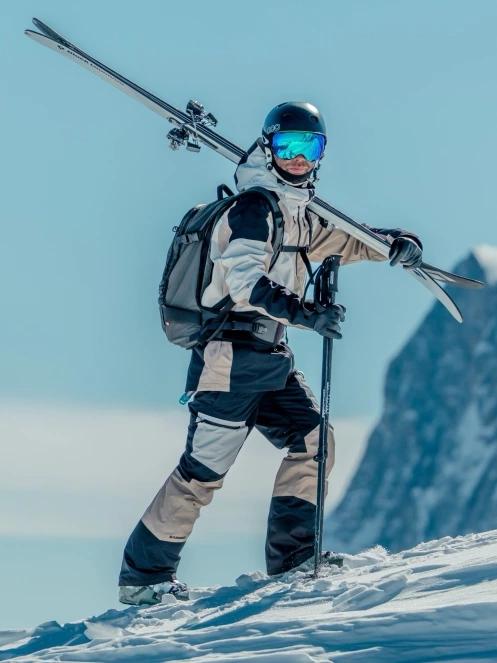 Fundango Nexara ECO 3L Pants męski spodnie narciarskie piasek 8