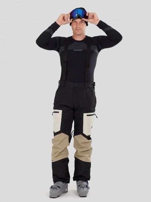 Fundango Nexara ECO 3L Pants męski spodnie narciarskie piasek 5