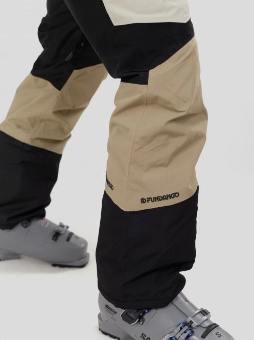 Fundango Nexara ECO 3L Pants męski spodnie narciarskie piasek 6