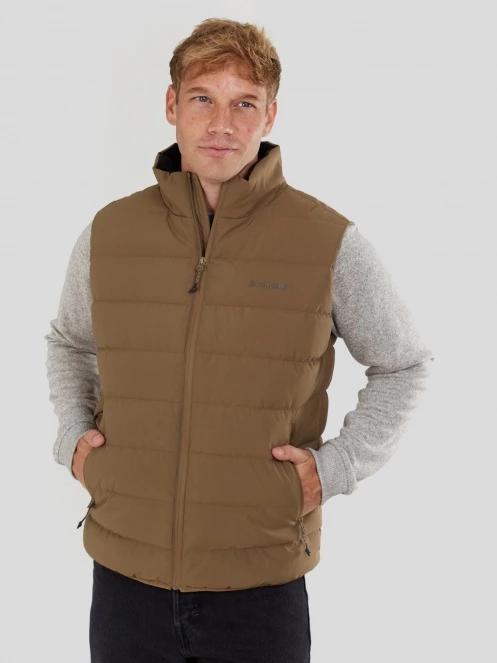 Fundango Vance Padded Vest męski kamizelka brąz 2