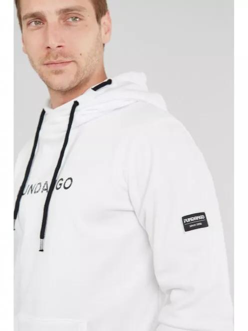 Fundango Hoover Hooded sweatshirt męski sweter z kapturem biały 4